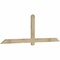 Ekena Millwork Eugene Rough Sawn Timber Gable Bracket, Douglas Fir, 84"W x 28"H x 2"D x 4"F, 8/12 Pitch GBW084X28X0204EUG00RDF - alternate 2